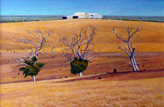 Farm Sheds and 3 Dying Gums, Strathalbyn 2008 